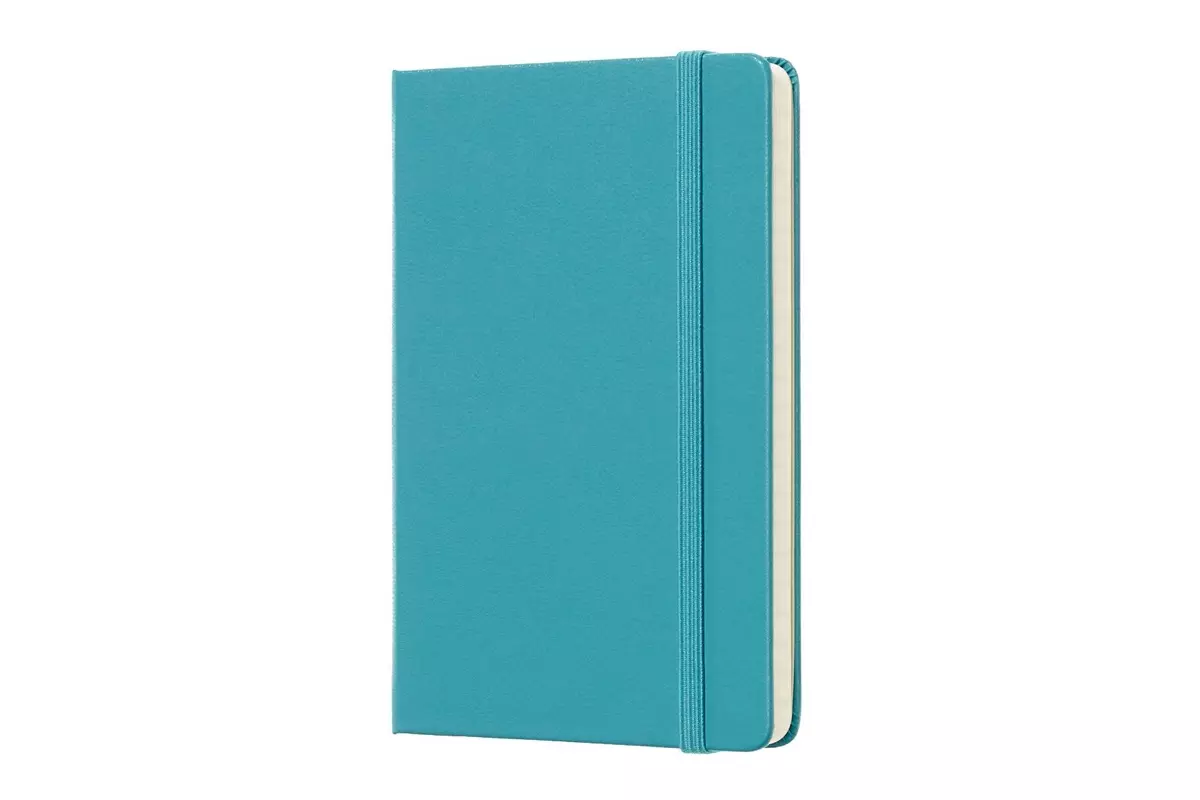 Een Moleskine Ruled Hard Cover Notebook Pocket Reef Blue koop je bij Moleskine.nl